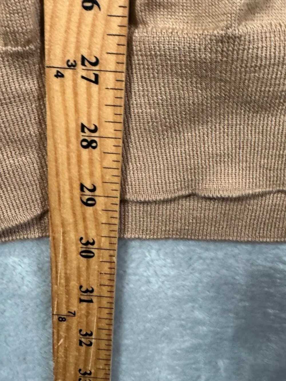 Polo Ralph Lauren Sweater Mens XL Tan 100 Wool Long Sleeve Collared $198
